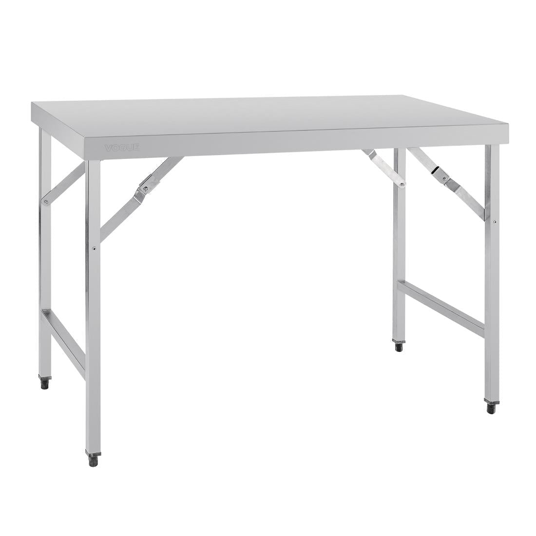 Vogue Folding Table St/St - 1200x600x900mm 47 1/4x 23 1/2 x 35 1/2" CB905 - Whisk Hospitality - CB905