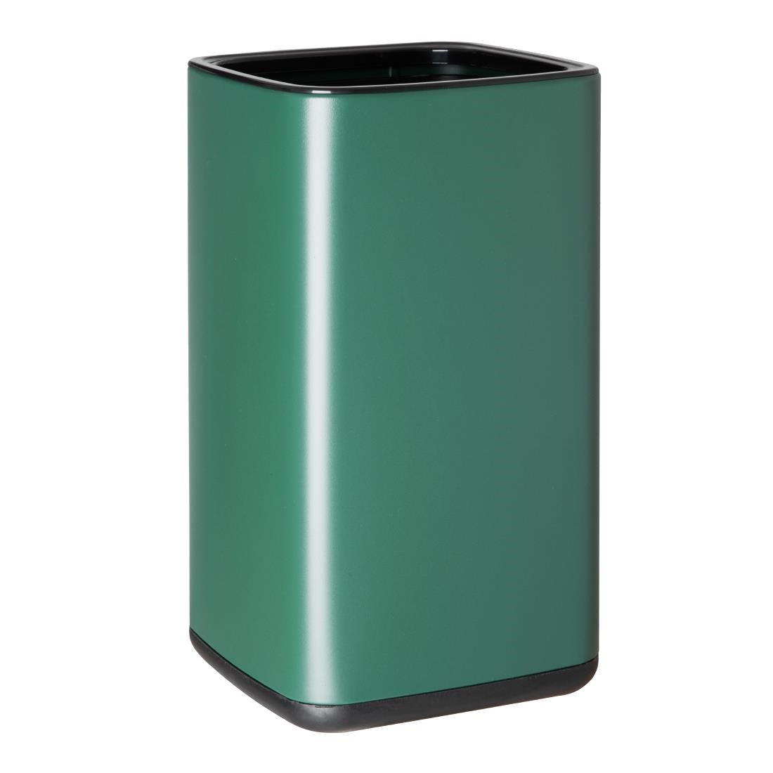 Bolero Square Waste Bin Green - 7Ltr HX261 - Whisk Hospitality - HX261