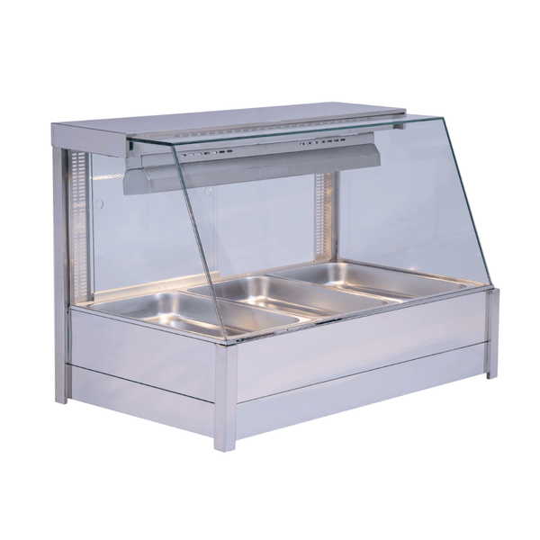 Bonvue Angled Countertop Wet and Dry Bain Marie BM11TC - Whisk Hospitality - BM11TC
