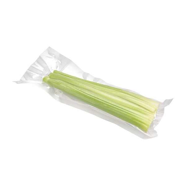 Vogue Clear Bags for Sealer/Chamber Vac Pack use - 150x350mm (Pack 100) CL196 - Whisk Hospitality - CL196