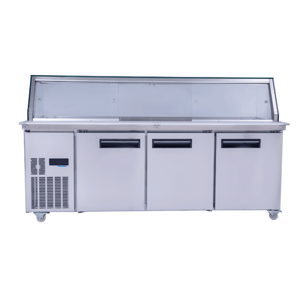 Thermaster Cold Salad & Noodle Bar 6x1/1 GN Pans - PG210FA - XG - Whisk Hospitality - PG210FA-XG