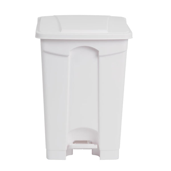 Jantex Kitchen Pedal Bin White - 45Ltr DC709 - Whisk Hospitality - DC709