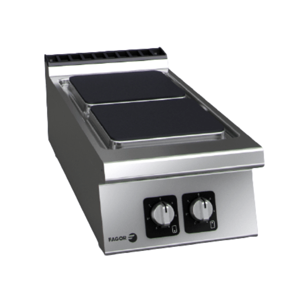 Fagor Kore 900 Series 400mm 2 Square Plate Electric Cooktop C-E920 - Whisk Hospitality - C-E920
