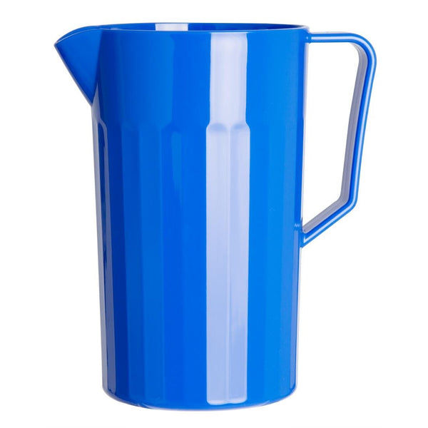 Olympia Kristallon Polycarbonate Jug Blue - 1.4Ltr (Box 1) CE280 - Whisk Hospitality - CE280
