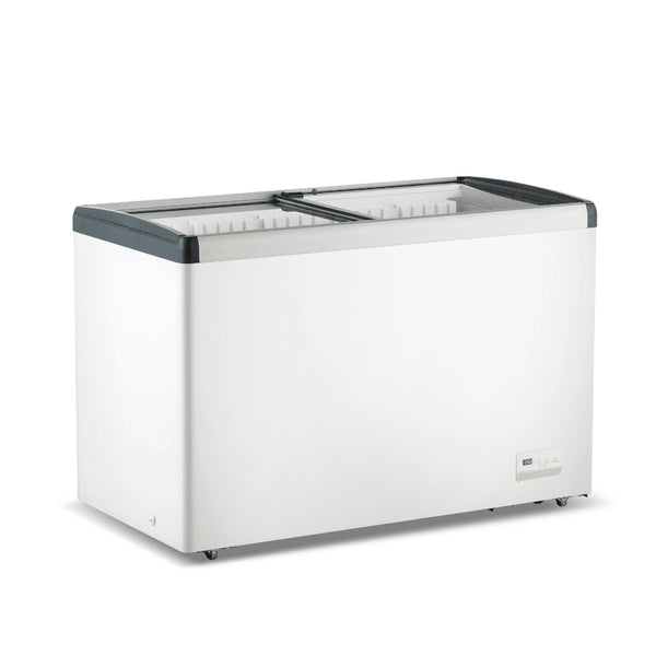 Thermaster 396L Chest Freezer with Flat Glass Sliding Lids - WD396G - Whisk Hospitality - WD396G