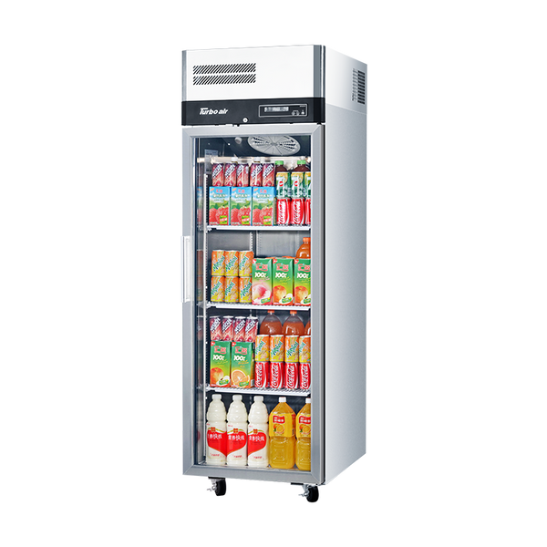 Turbo Air 1 Glass Door Upright Display Fridge 574L KR25-1G-N - Whisk Hospitality - KR25-1G-N
