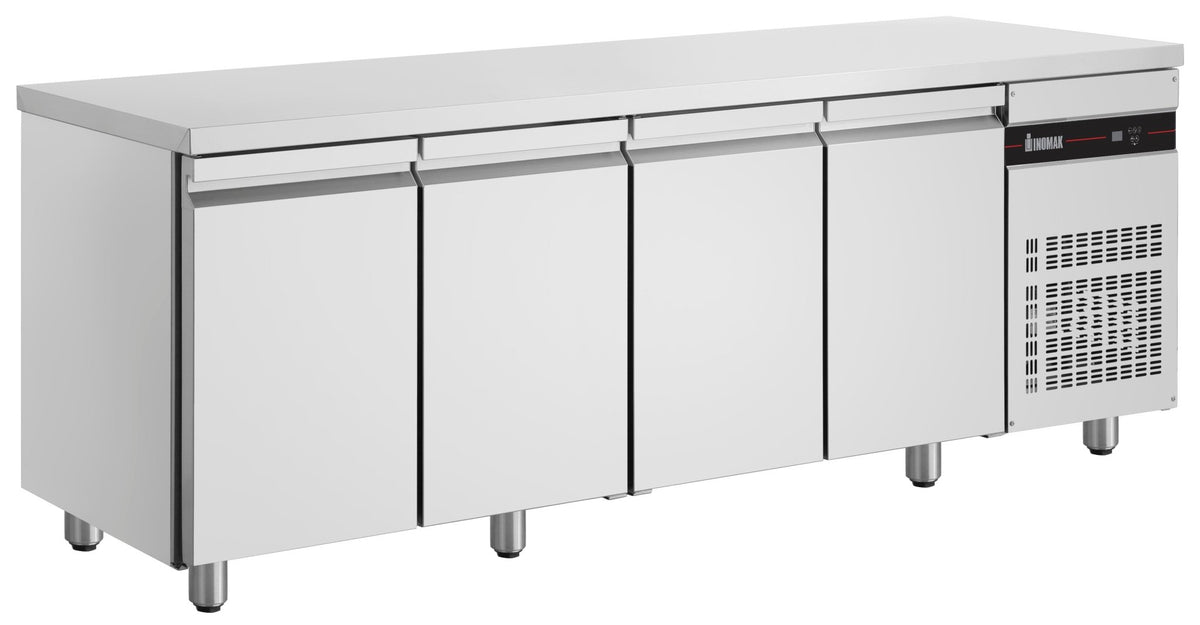 Inomak Stainless Steel Undercounter Fridge 2240M UBI7224 - Whisk Hospitality - UBI7224