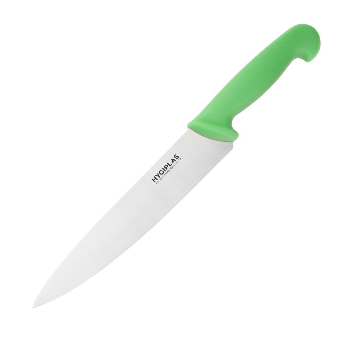 Hygiplas Cooks Knife Green - 8.5" C861 - Whisk Hospitality - C861