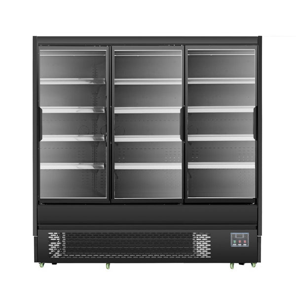 Bonvue 4 Shelves Open Chiller with Tempered Glass Doors - OD - 2080P - Whisk Hospitality - OD-2080P