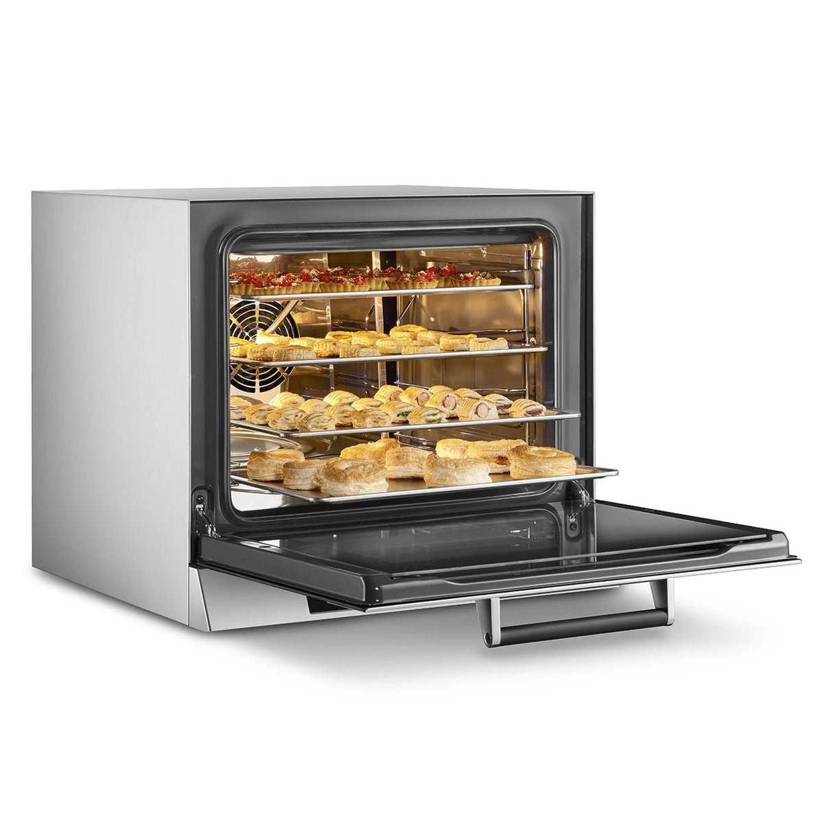 SMEG ALFA43XE1HDS Multifunction humidified oven with adjustable fan speed - multi step programming - built - in recipes - LCD 4 tray - Whisk Hospitality - ALFA43XE1HDS