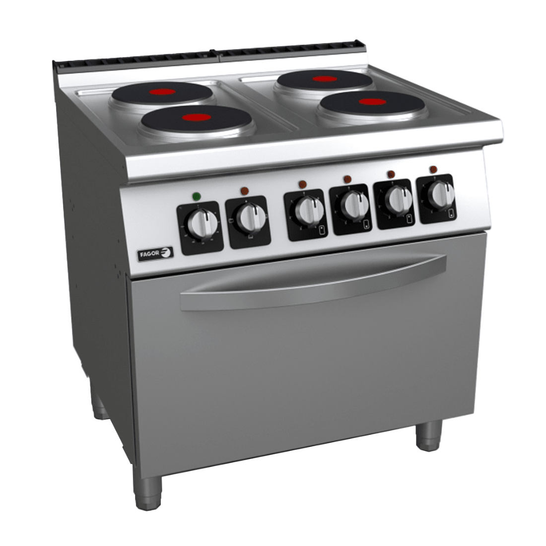 Fagor Kore 700 Series Electric 4 Burners with oven C - E741 - Whisk Hospitality - C-E741