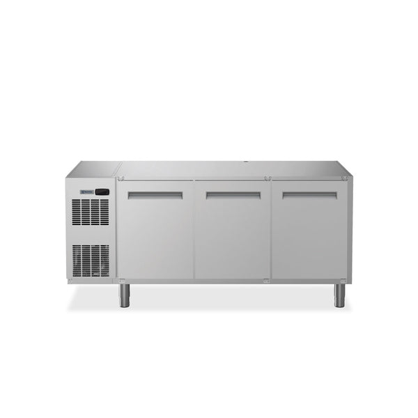 Electrolux ecostore 3 Door Underbench Stainless Steel Refrigerator 245L EJ3H7AAA - Whisk Hospitality - EJ3H7AAA