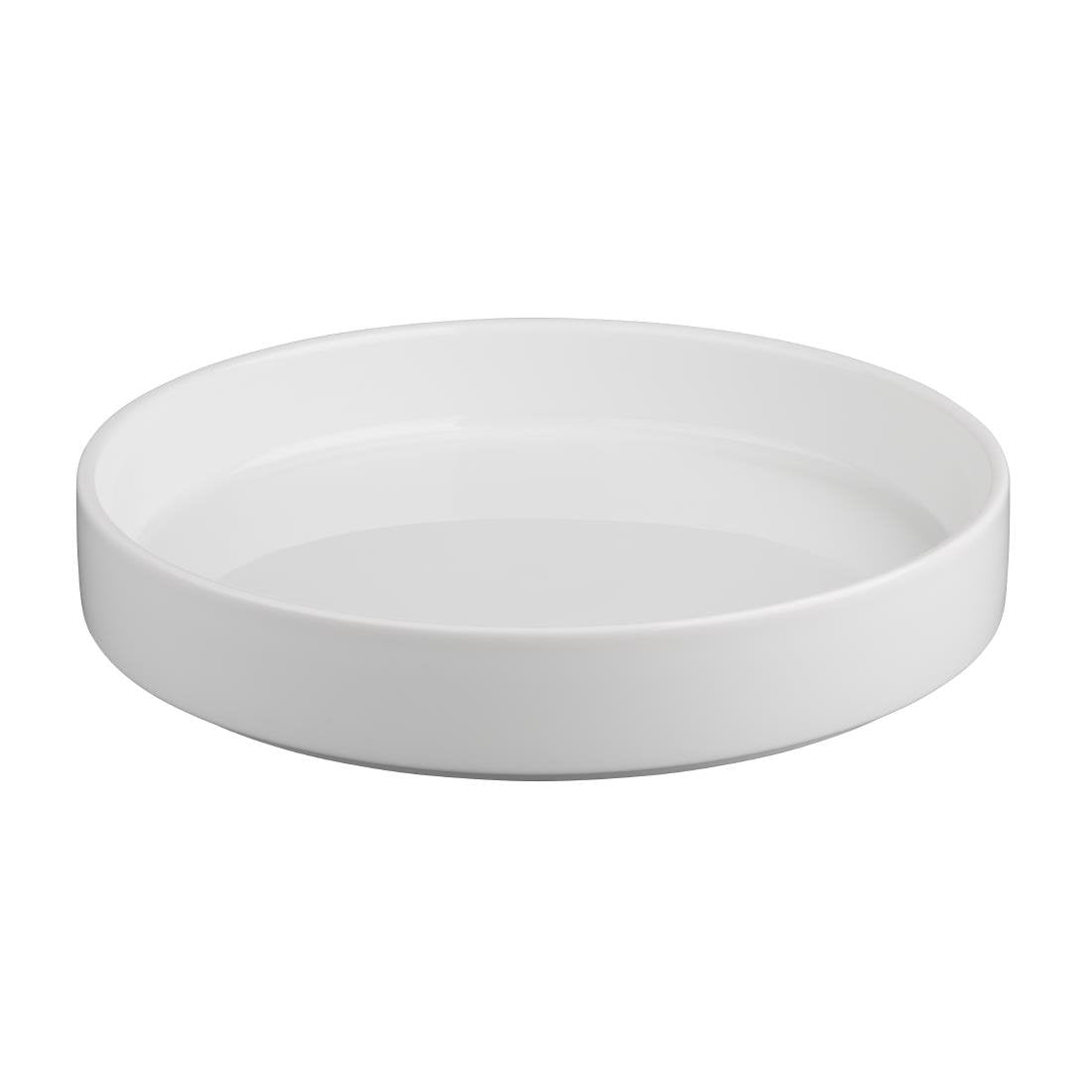 Olympia Whiteware Flat Walled Bowl - 270mm 10 2/3" (Box 4) CK072 - Whisk Hospitality - CK072
