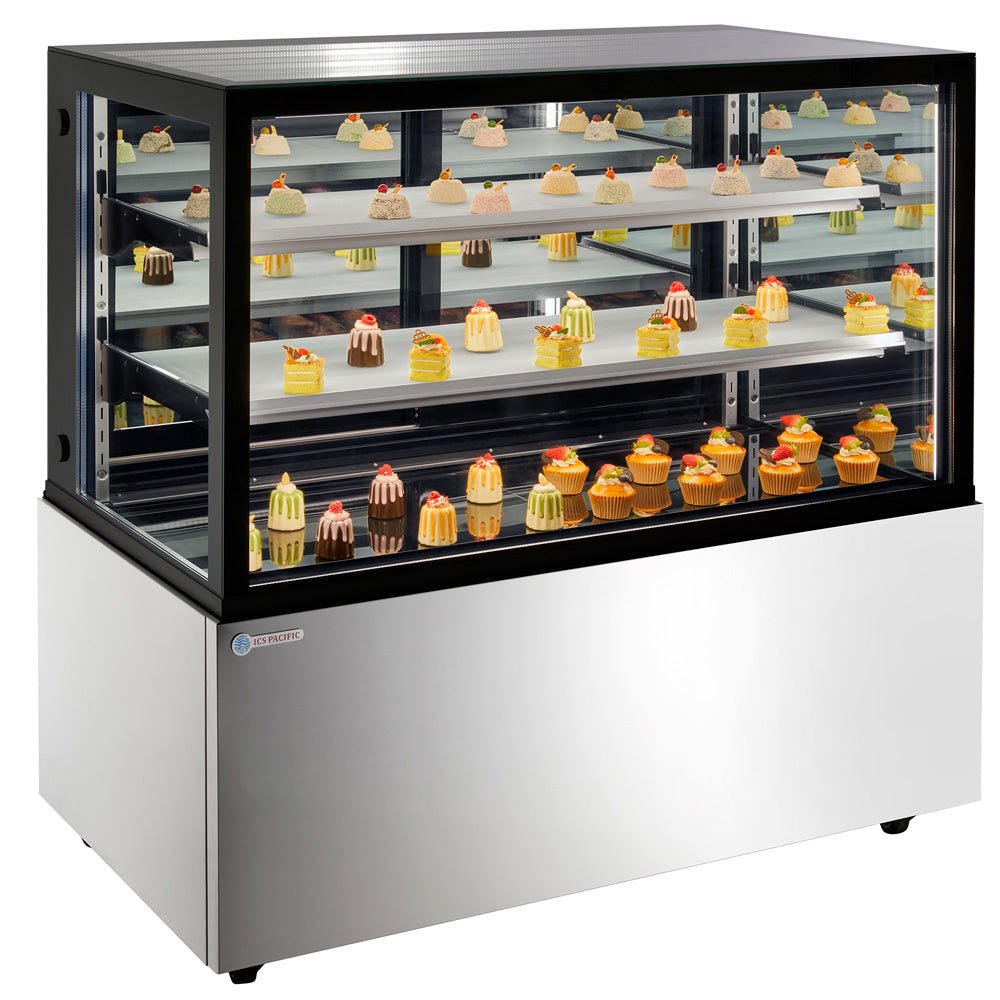 Novara Echo 120 410L Floor Standing Refrigerated Display - Stainless Steel - Whisk Hospitality - Novara-Echo-120-SS