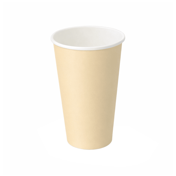 PakMax KRAFT 16oz Single Layer Hot Paper Cup SLHPC-90-16K - Whisk Hospitality - SLHPC-90-16K