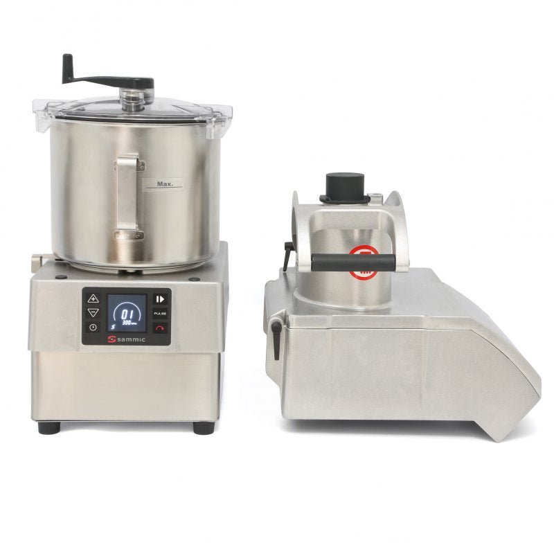 Sammic ULTRA RANGE COMBINATION VEGE PREP MACHINE - 8L BOWL WITH 3 BLADE SET CK - 38V *3 blade set - Whisk Hospitality - CK-38V *3 blade set