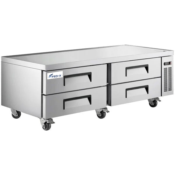 FED-X Chef Base Refrigeratied Drawer Bench 450L - XCB-72 - Whisk Hospitality - XCB-72