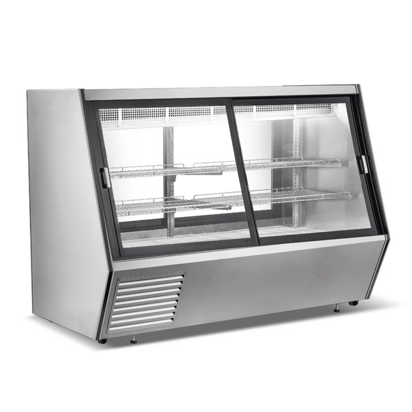 BonvueΒ Dual - Access Refrigerated Deli, Meat and Seafood Display Case - AMS - 21DD - Whisk Hospitality - AMS-21DD