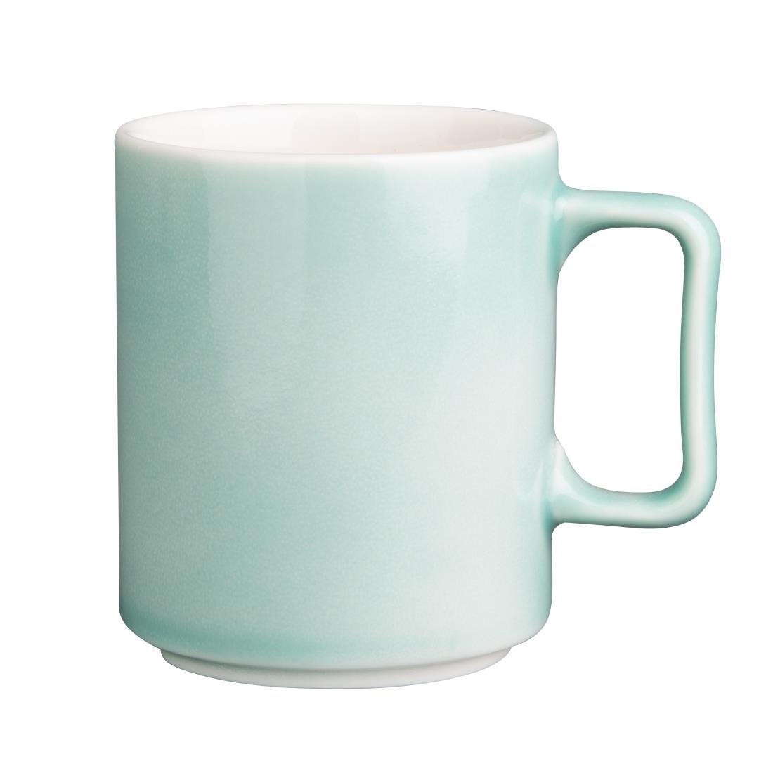 Olympia Fondant Mug Mint - 340ml 11.5fl oz (Box 6) CU436 - Whisk Hospitality - CU436