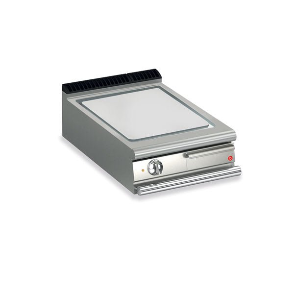 BARON 1 Burner Electric Fry Top With Smooth Mild Steel Plate And Thermostatic Control Q90SFT/E600 - Whisk Hospitality - Q90SFT/E600