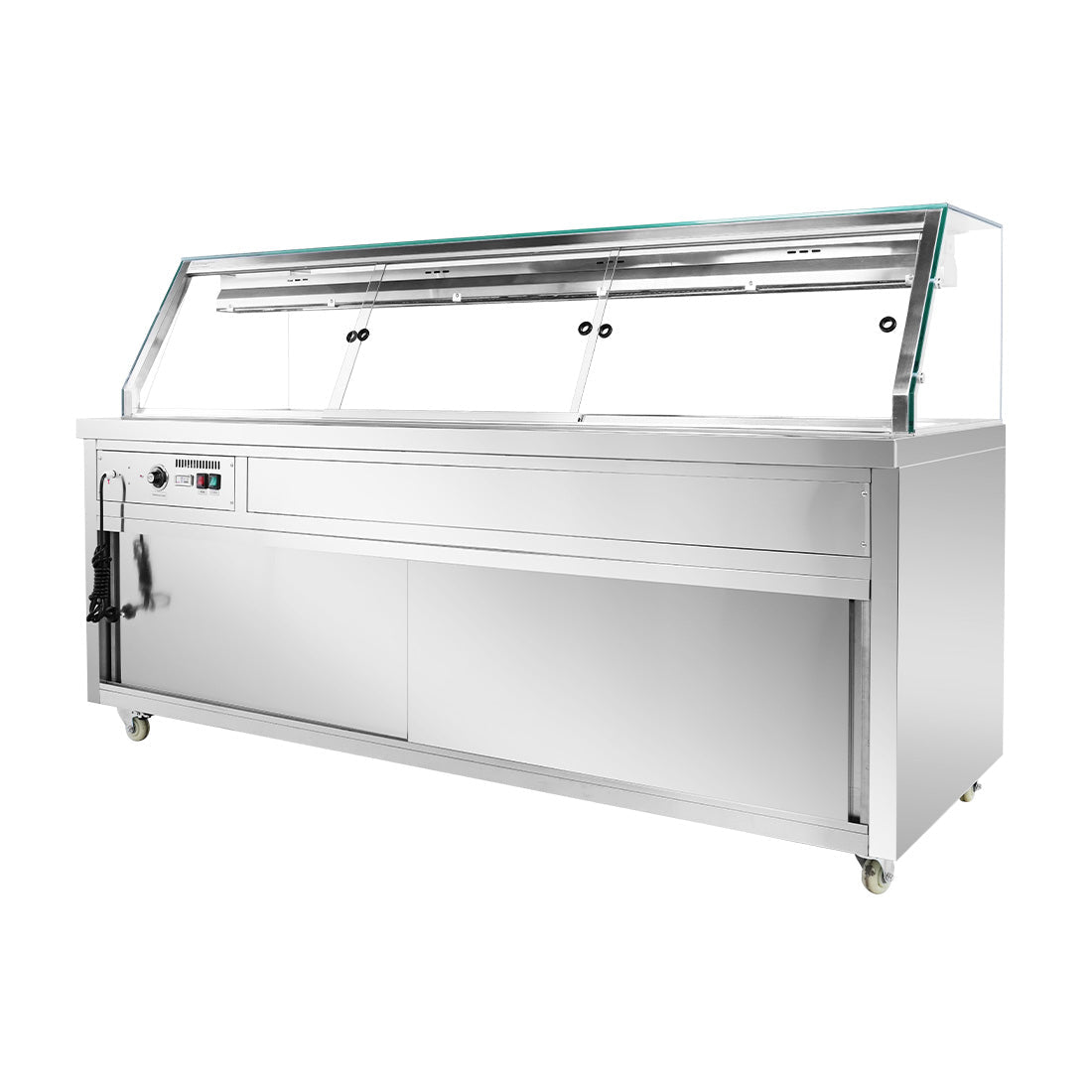 Thermaster Wet and Dry Bain Marie Display 6x1/1 GN Pans PG210FE-XG - Whisk Hospitality - PG210FE-XG