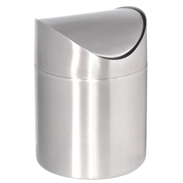Olympia Tabletop Sachet Disposal Bin St/St - 120x168mm CC463 - Whisk Hospitality - CC463