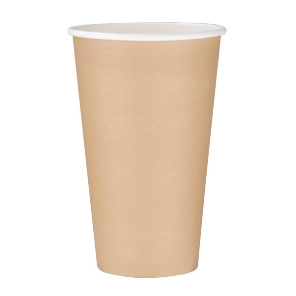 Fiesta Recyclable Hot Cup Single Wall Kraft 455ml (Sleeve 50) GF035 - Whisk Hospitality - GF035