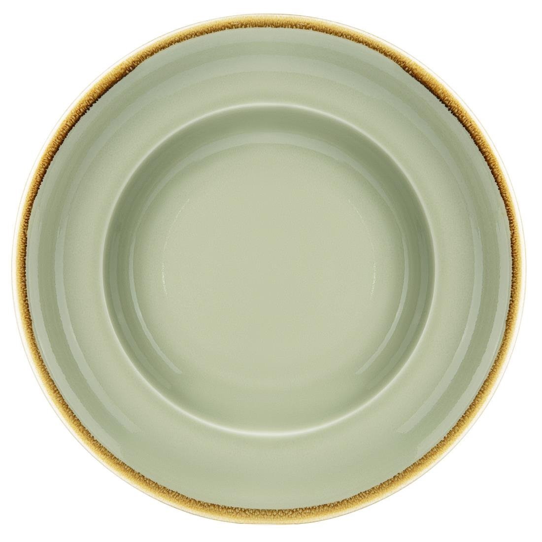 Olympia Kiln Moss Pasta Bowl - 250x58mm 9 3/4" 340ml 12oz (Box 4) DC307 - Whisk Hospitality - DC307