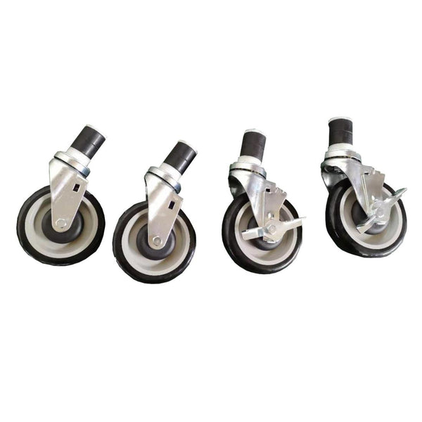 Modular Systems Castor Set for Economic Stainless Steel Benches CASTOR-D61 - Whisk Hospitality - CASTOR-D61