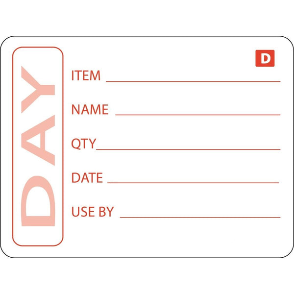 Hygiplas Dissolvable Food Prep Label 2x2.5'' (Roll 250) GH350 - Whisk Hospitality - GH350