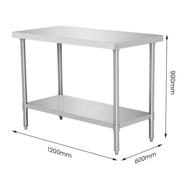 WB6-1200/A Stainless Steel Workbench - Whisk Hospitality - WB6-1200/A