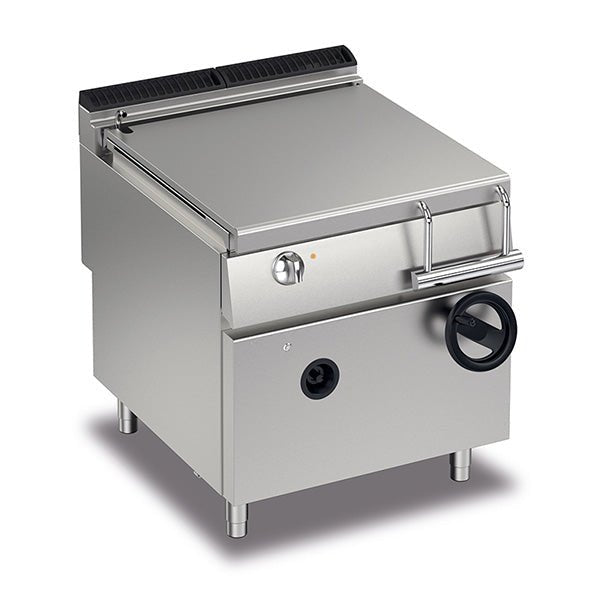 BARON 80L Gas Bratt Pan With Manual Tilting - Whisk Hospitality - Q90BR/G80
