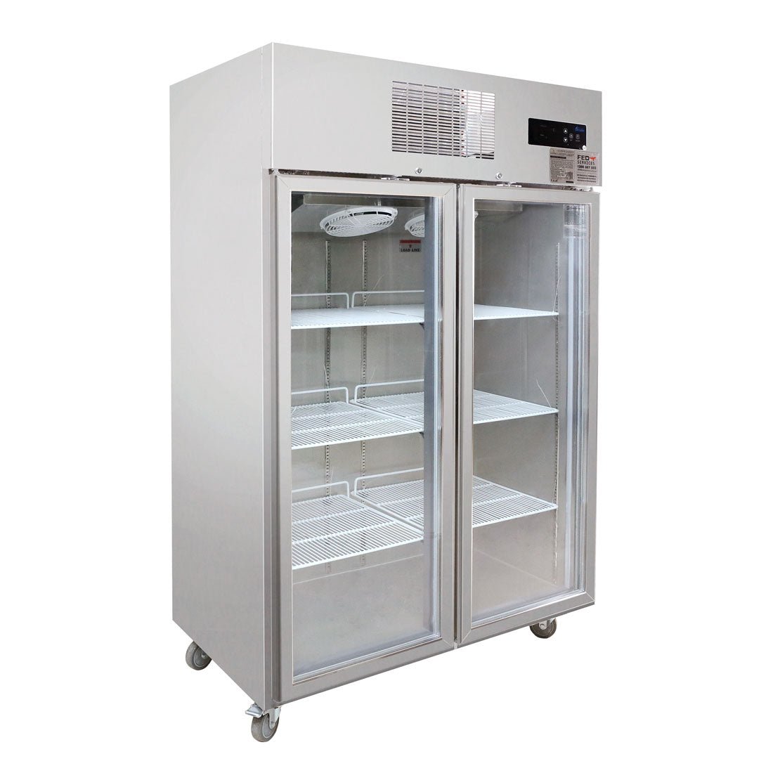 Thermaster Double Door Display Freezer - SUFG1000 - Whisk Hospitality - SUFG1000