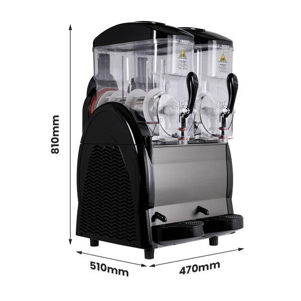 Benchstar Double 12 Litre Granita & Slushy Machine - FABIGANI-2S - Whisk Hospitality - FABIGANI-2S