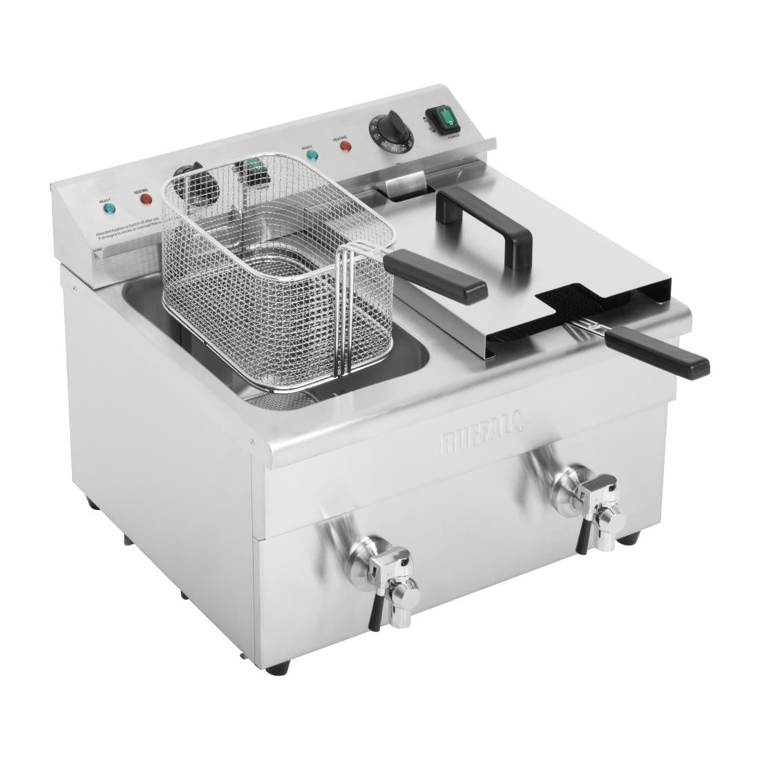 Apuro Double Induction Fryer - 2x7.5ltr - 2x3kW CT012 - A - Whisk Hospitality - CT012-A