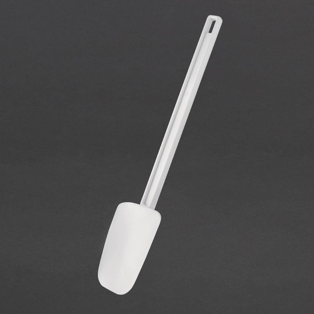 Vogue Rubber Spoon White - 355mm 14" J079 - Whisk Hospitality - J079