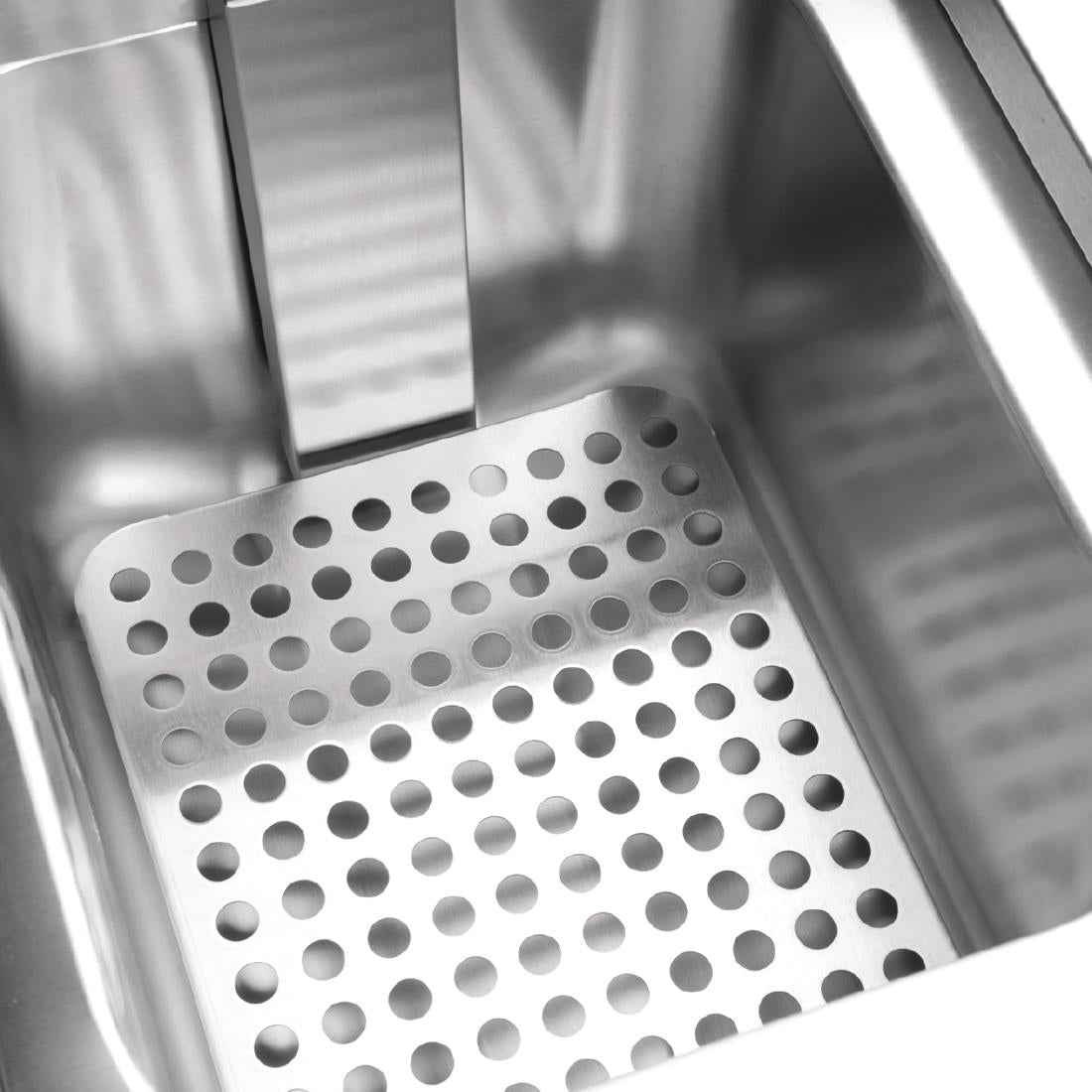 Apuro Double Induction Fryer - 2x7.5ltr - 2x3kW CT012 - A - Whisk Hospitality - CT012-A