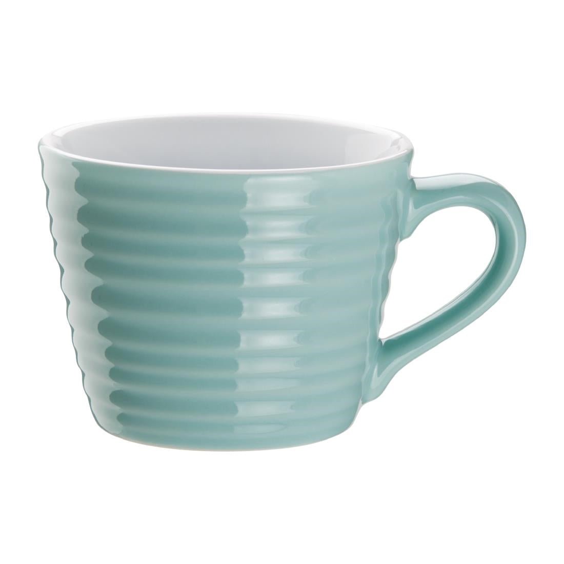 Olympia Cafe Mug Aqua Ripple - 230ml (Box 6) DH640 - Whisk Hospitality - DH640
