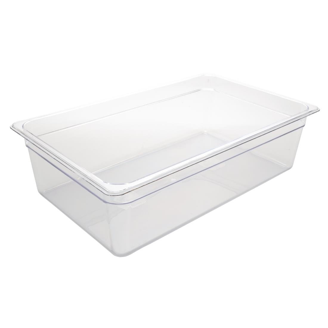 Vogue Clear Polycarbonate - GN 1/1 150mm U226 - Whisk Hospitality - U226