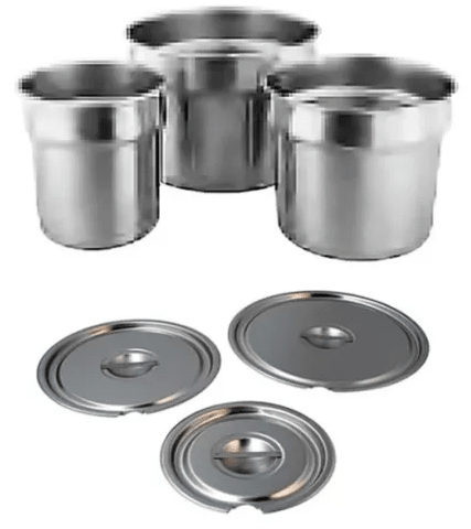 Pan Insert and Lids – 11QT-PAN&LID - Whisk Hospitality - 11QT-PAN&LID