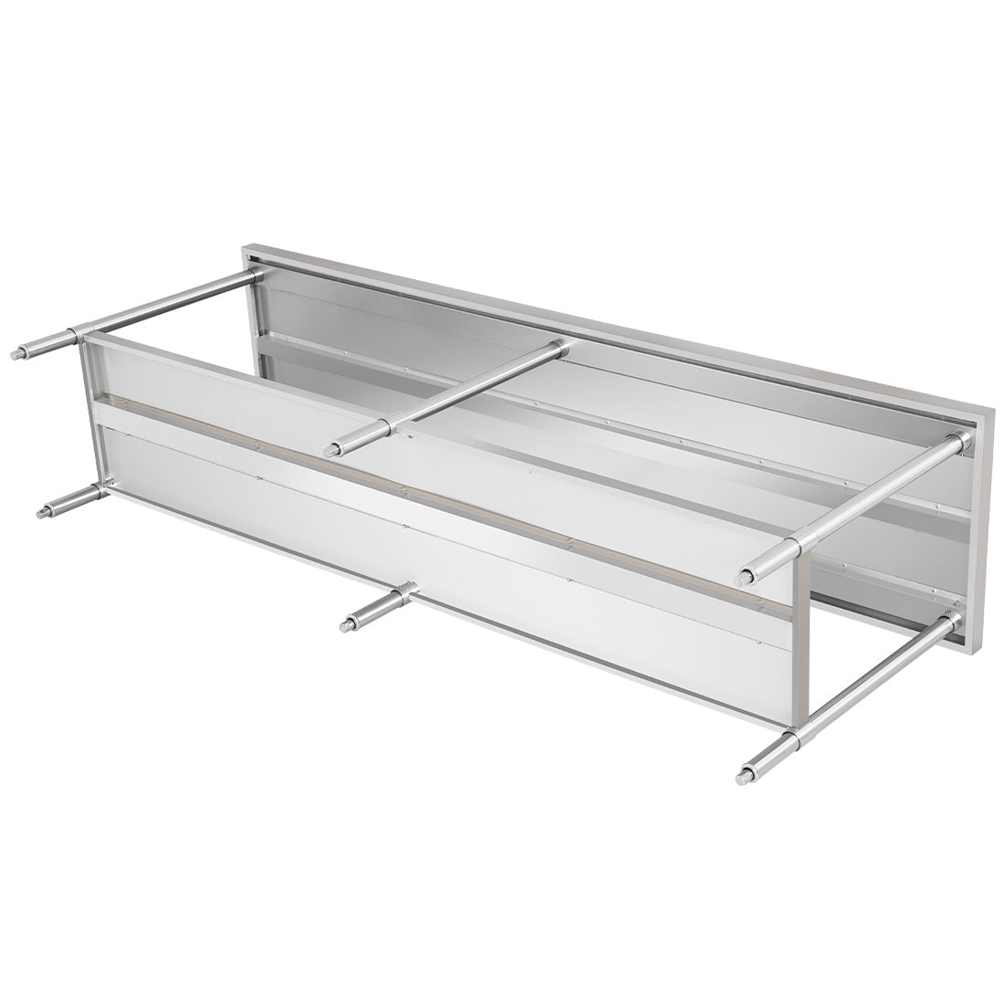 Modular System Stainless Steel Workbench - WB6 - 2400/A - Whisk Hospitality - WB6-2400/A