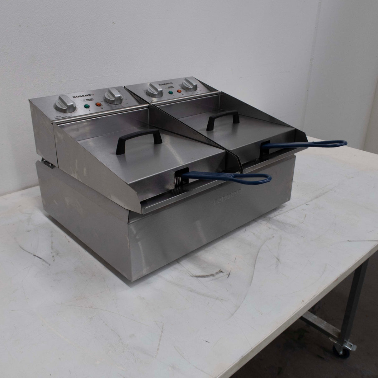 Roband FR25 Contertop Split Pan Fryer - Whisk Hospitality - 874348