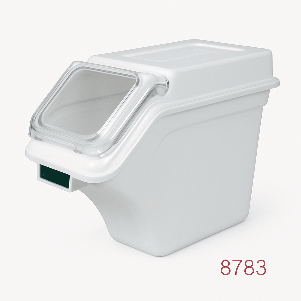 Ingredient Bin - White - 20L - 615mm*310mm*430mm - Polyethylene - Whisk Hospitality - 78686