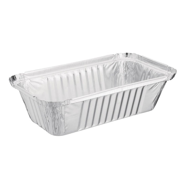 Fiesta Recyclable Rectangular Foil Container - 660ml 200x109mm (Pack 500) CD951 - Whisk Hospitality - CD951