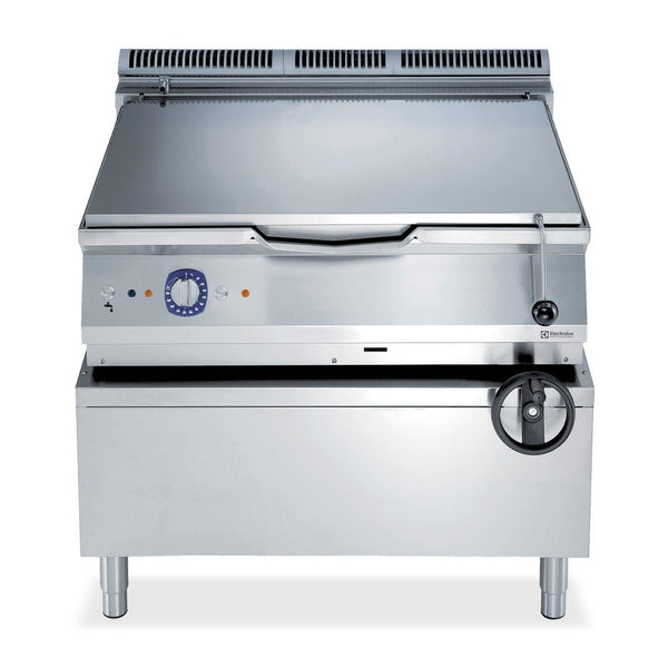 Electrolux 900XP 100L Gas Bratt Pan with Duomat Bottom and Manual Tilting E9PPCSBAMG - Whisk Hospitality - E9PPCSBAMG
