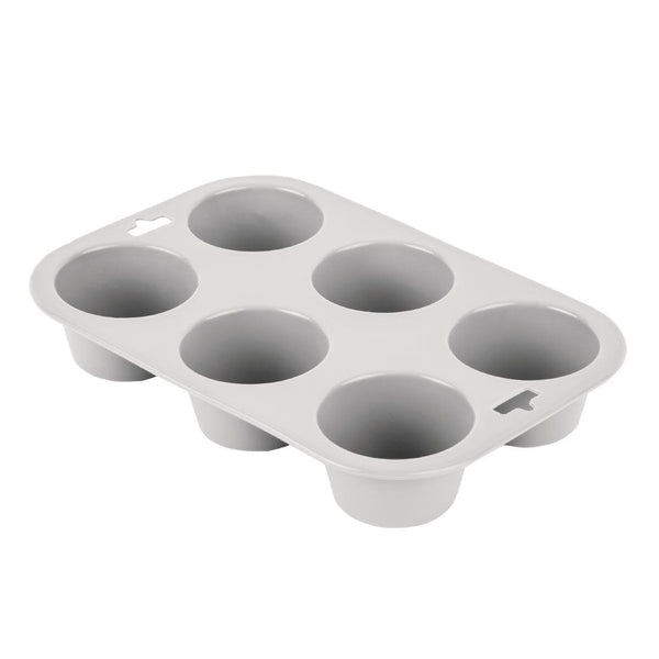 Vogue Silicone High Heat Flexible Muffin Tray (6 Cup) DA520 - Whisk Hospitality - DA520