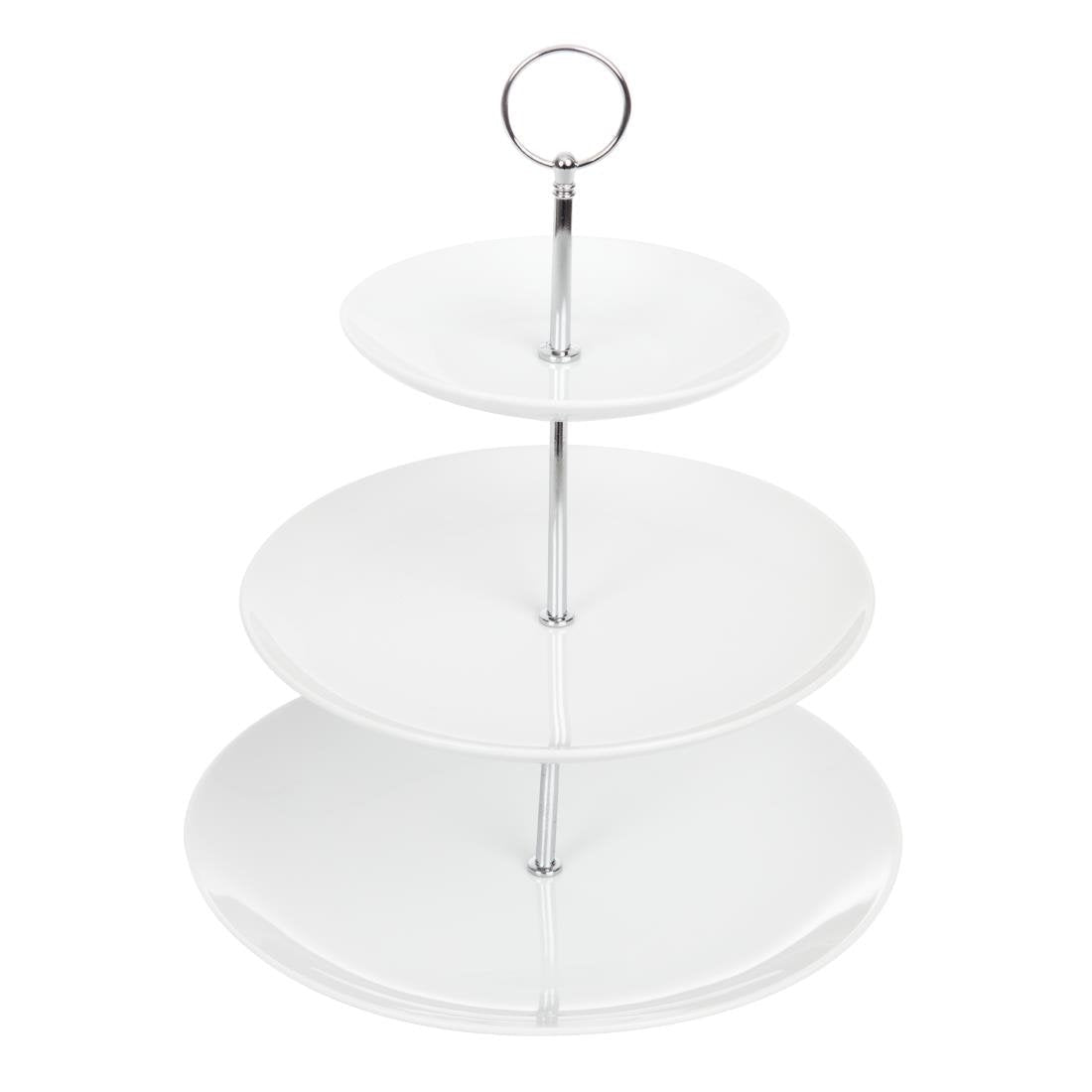 Olympia cake stand 3 - tier 150mm & 227mm & 265mm GG881 - Whisk Hospitality - GG881