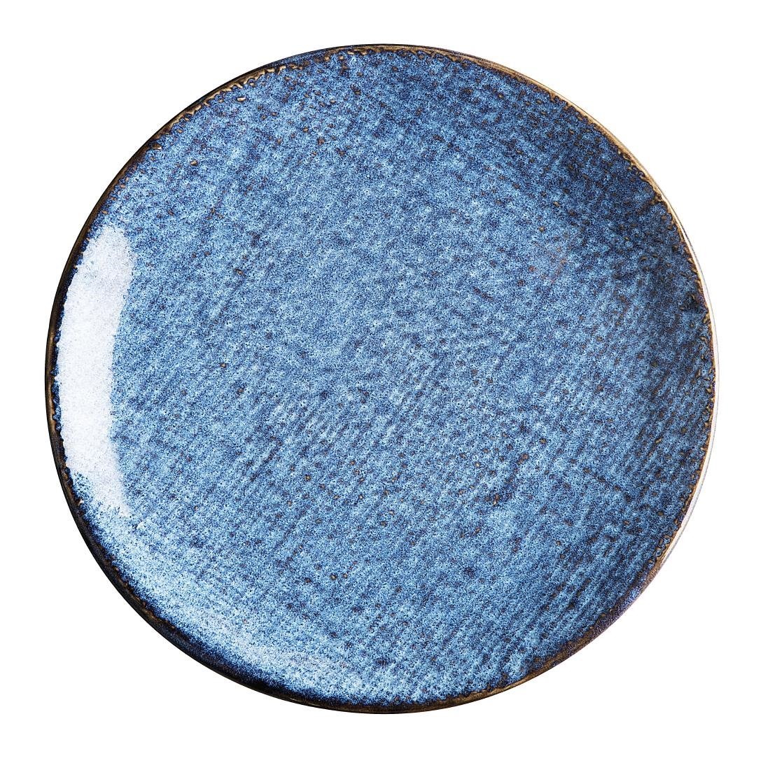 Olympia Denim Blue Coupe Plate - 180mm (Box 6) FU220 - Whisk Hospitality - FU220