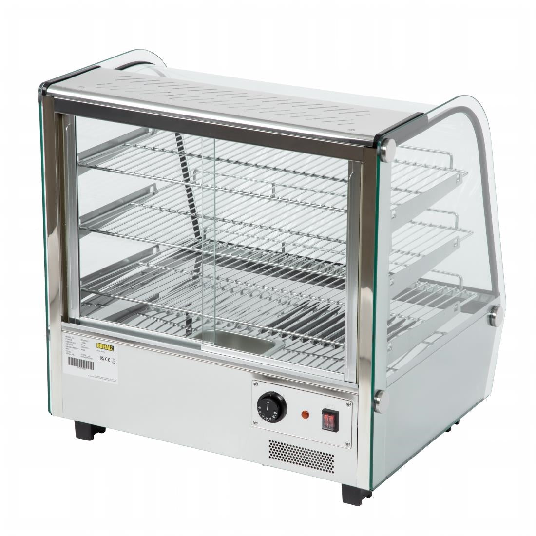 Apuro Heated Display Merchandiser - 120Ltr CD231 - A - Whisk Hospitality - CD231-A