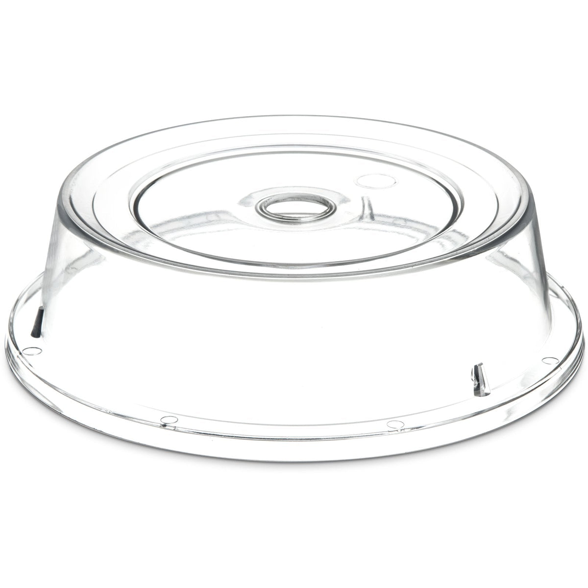 198907 Carlisle Clear Plate Cover | Polycarbonate (PC) – 270W x 270L x 77Hmm - Whisk Hospitality - 198907